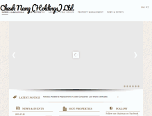 Tablet Screenshot of cheuknang.com.hk
